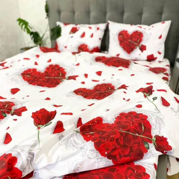Комплект постільної білизни "Love" - Сімейне - Зображення 2